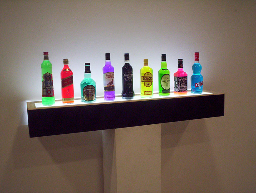 bouteilles verre, saponites