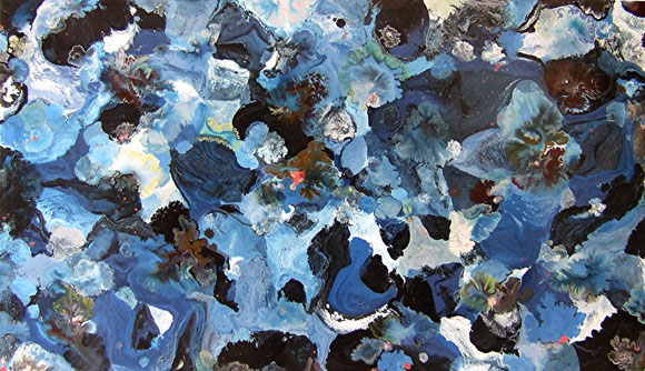 peintures glyc�rophtaliquessur bois, 100x75cm.