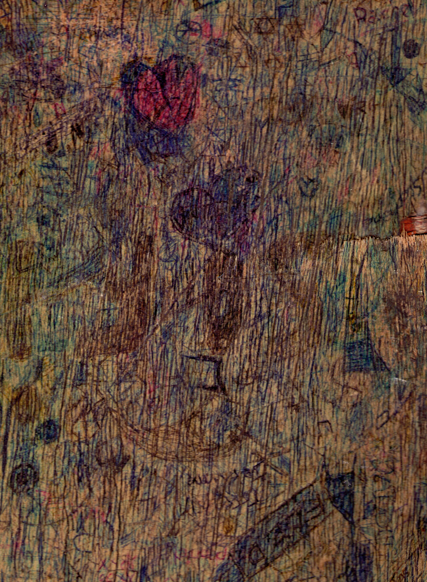  graffitis sur bois 21x29.5.